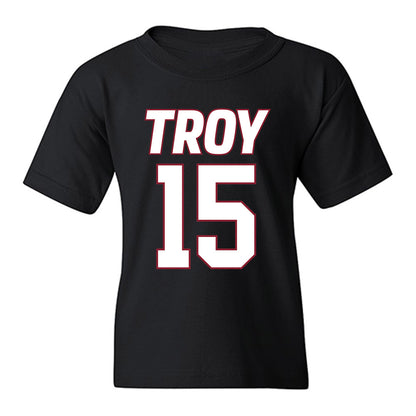 Troy - NCAA Women's Basketball : Jasmine Timmons - Youth T-Shirt-0