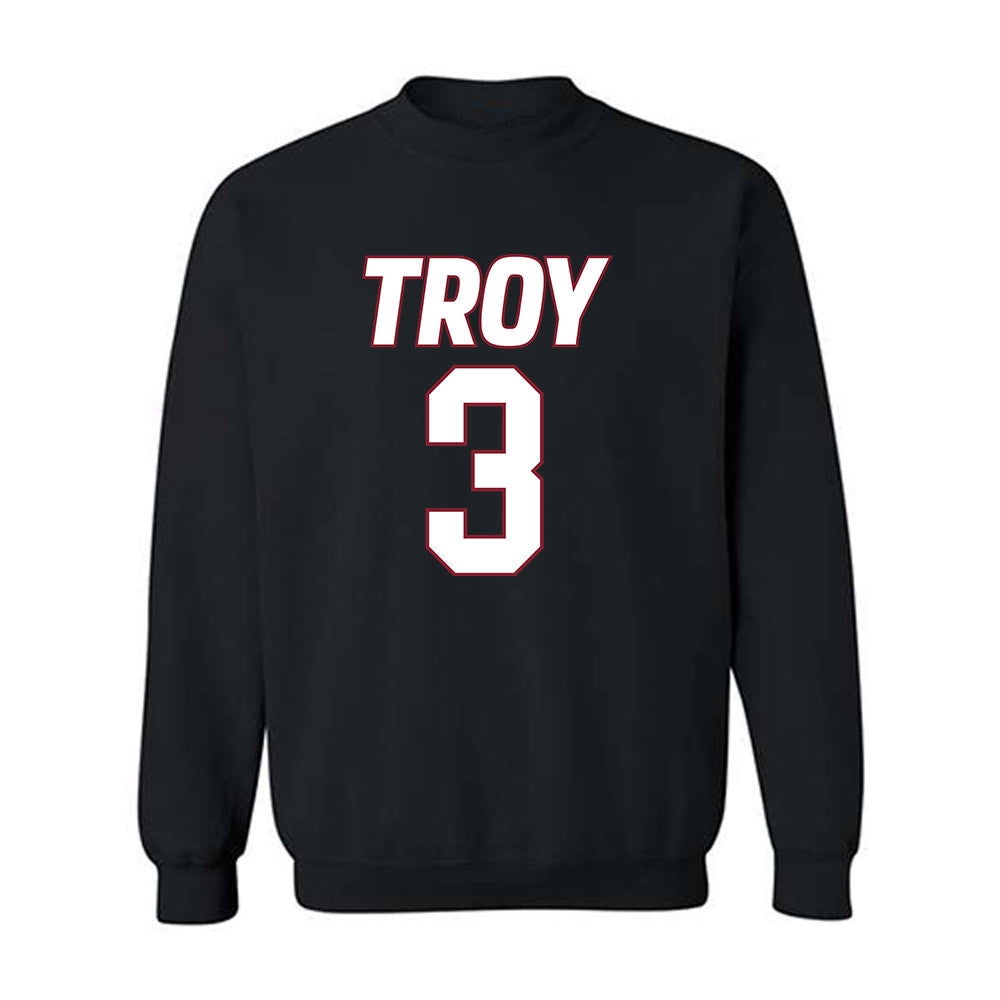Troy - NCAA Men's Basketball : Cooper Campbell - Crewneck Sweatshirt-0