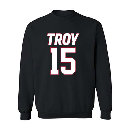 Troy - NCAA Women's Basketball : Jasmine Timmons - Crewneck Sweatshirt-0