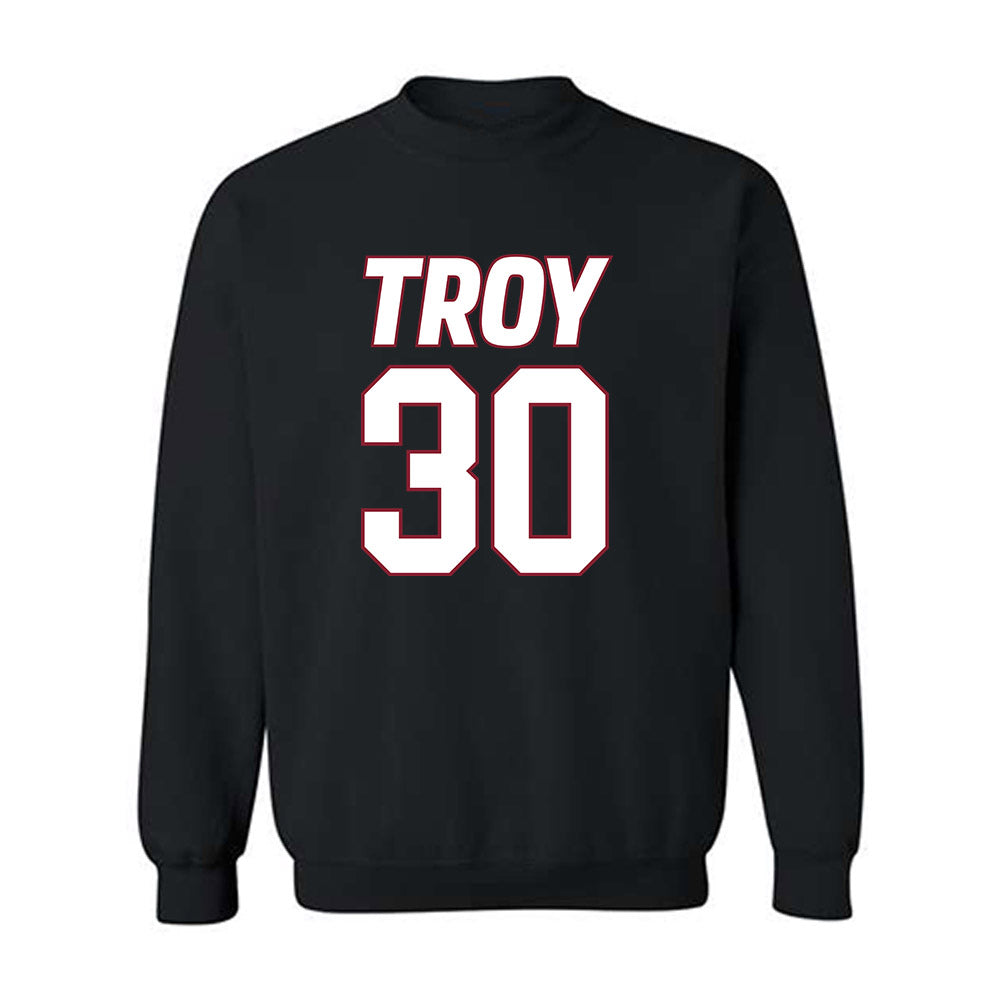 Troy - NCAA Men's Basketball : Hikaru Awata - Crewneck Sweatshirt-0