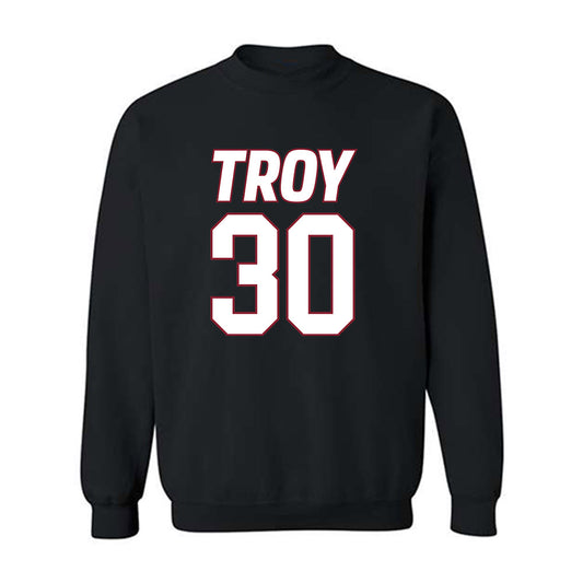 Troy - NCAA Men's Basketball : Hikaru Awata - Crewneck Sweatshirt-0