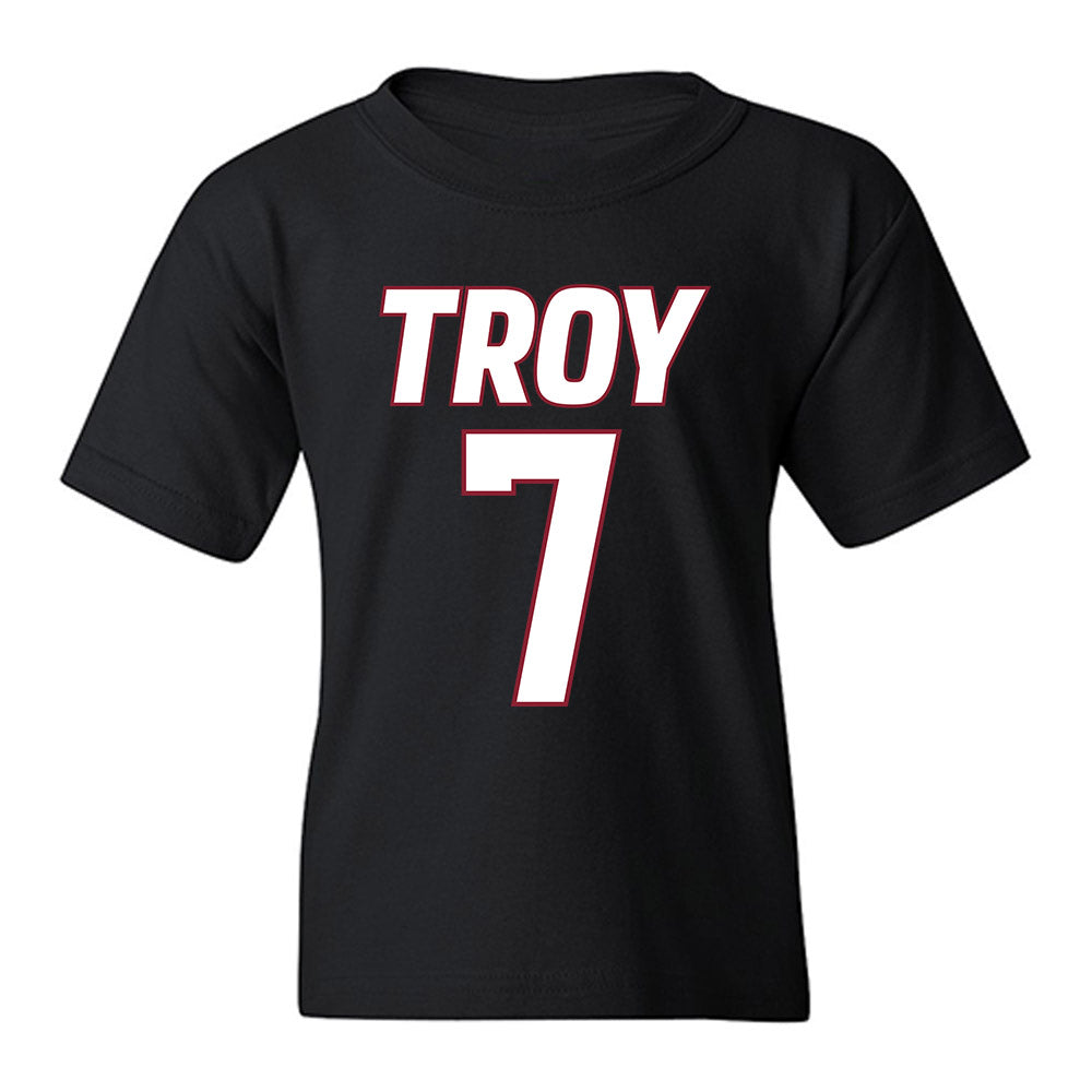 Troy - NCAA Men's Basketball : Javier Gilgeous-Glasgow - Youth T-Shirt-0