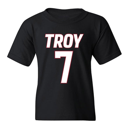 Troy - NCAA Men's Basketball : Javier Gilgeous-Glasgow - Youth T-Shirt-0