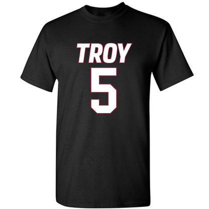 Troy - NCAA Men's Basketball : Javen Colbert - T-Shirt-0