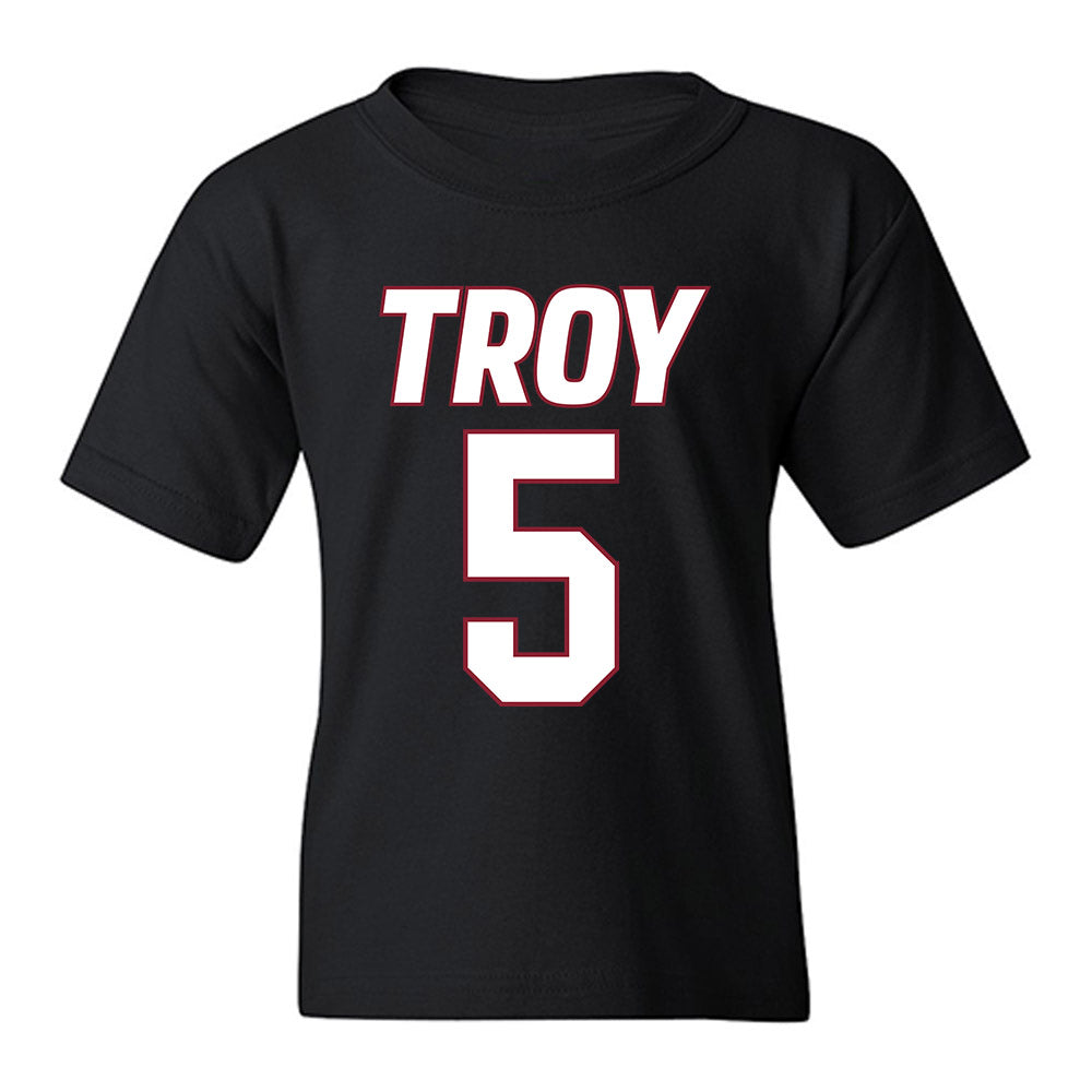 Troy - NCAA Women's Basketball : Xaviera Dyer - Youth T-Shirt-0