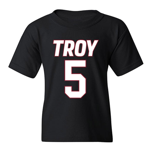 Troy - NCAA Women's Basketball : Xaviera Dyer - Youth T-Shirt-0