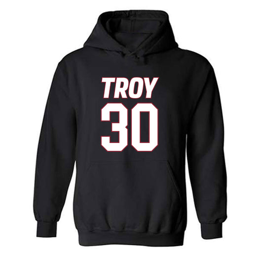 Troy - NCAA Men's Basketball : Hikaru Awata - Hooded Sweatshirt-0