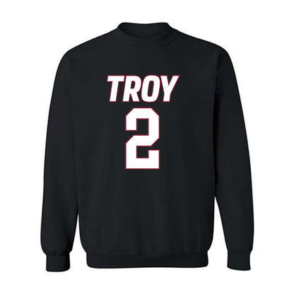 Troy - NCAA Women's Basketball : Ashley Baez - Crewneck Sweatshirt-0