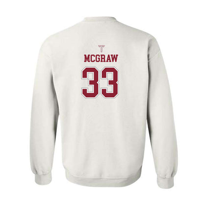Troy - NCAA Baseball : Ty McGraw - Shersey Crewneck Sweatshirt-1