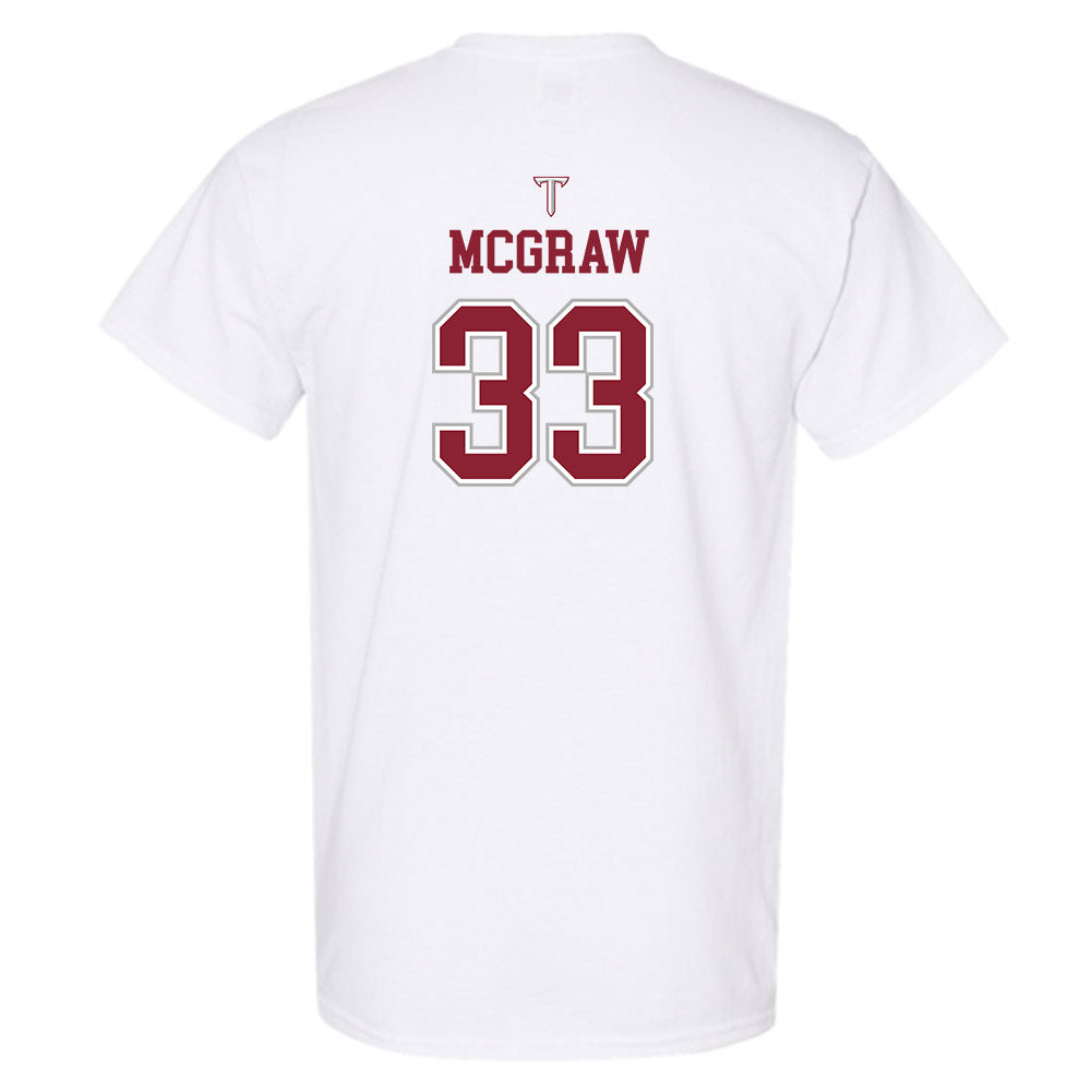 Troy - NCAA Baseball : Ty McGraw - Shersey T-Shirt-1