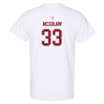Troy - NCAA Baseball : Ty McGraw - Shersey T-Shirt-1