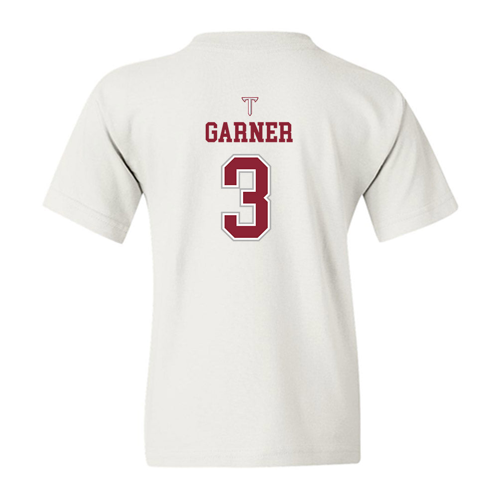 Troy - NCAA Baseball : Cole Garner - Shersey Youth T-Shirt-1