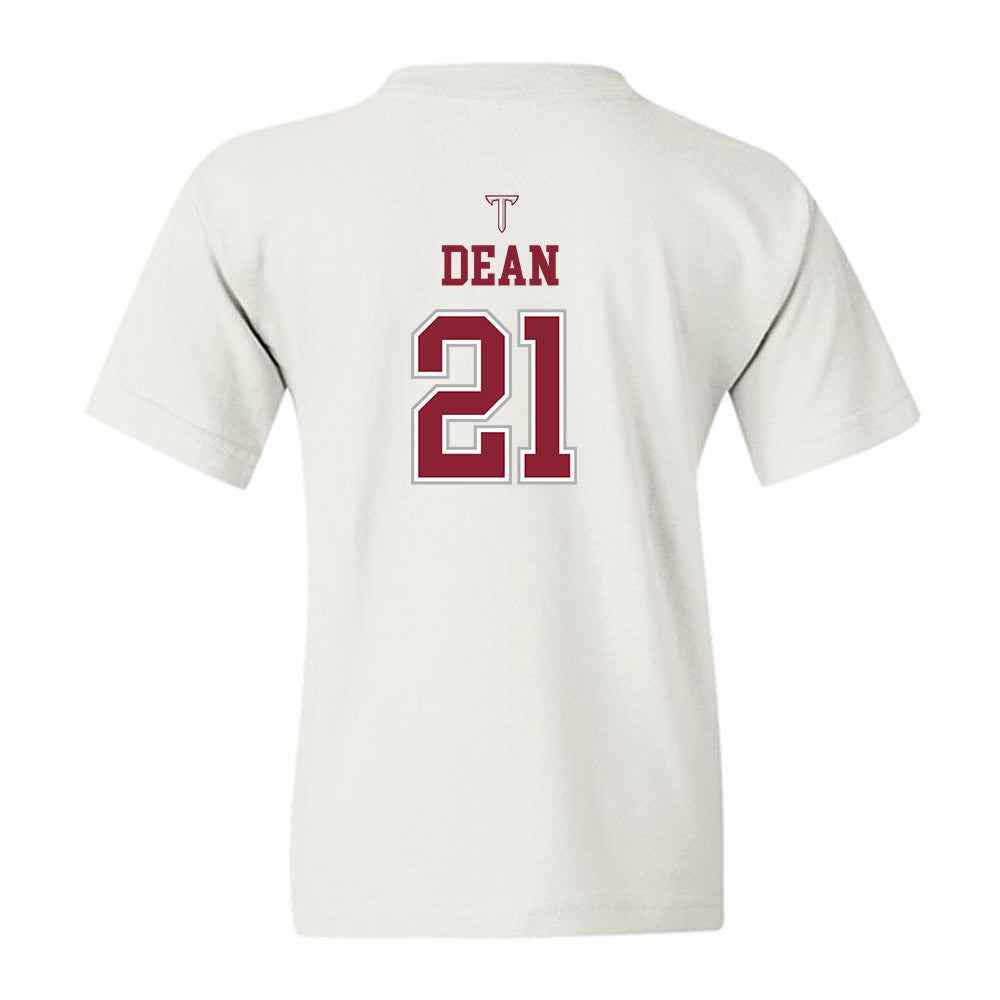 Troy - NCAA Baseball : Blake Dean - Shersey Youth T-Shirt-1