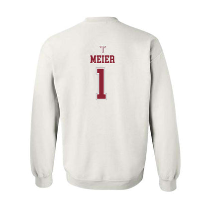 Troy - NCAA Baseball : Steven Meier - Shersey Crewneck Sweatshirt-1