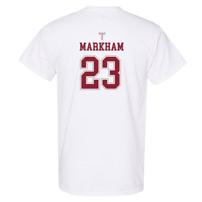 Troy - NCAA Baseball : Houston Markham - Shersey T-Shirt-1