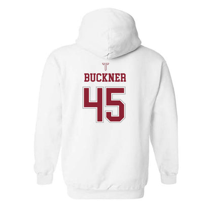 Troy - NCAA Baseball : Judah Buckner - Shersey Hooded Sweatshirt-1