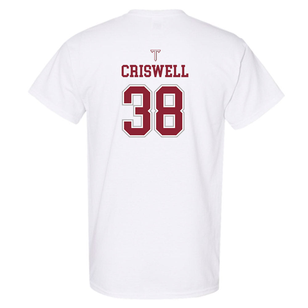 Troy - NCAA Baseball : Nate Criswell - Shersey T-Shirt-1