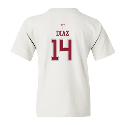Troy - NCAA Baseball : Zaid Diaz - Shersey Youth T-Shirt-1