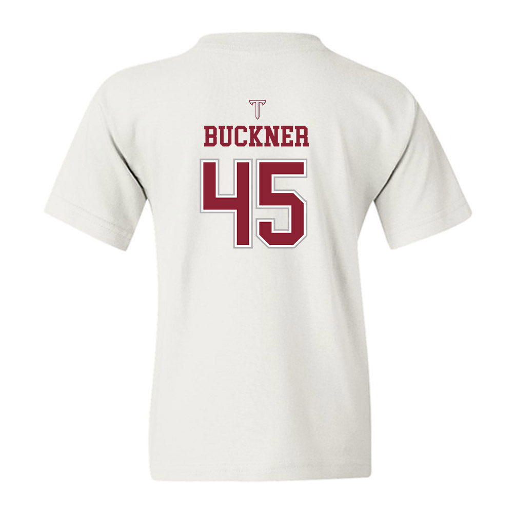 Troy - NCAA Baseball : Judah Buckner - Shersey Youth T-Shirt-1