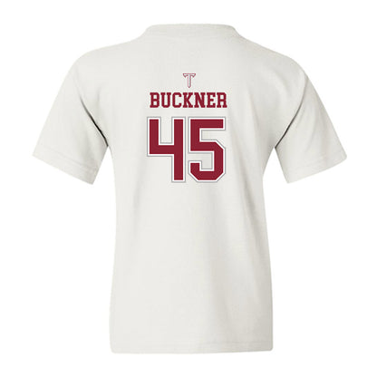 Troy - NCAA Baseball : Judah Buckner - Shersey Youth T-Shirt-1