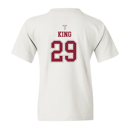 Troy - NCAA Baseball : Dylan King - Shersey Youth T-Shirt-1