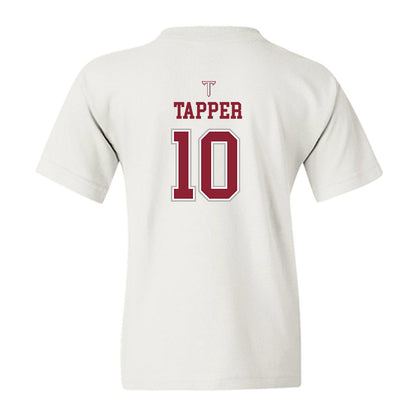 Troy - NCAA Baseball : Brock Tapper - Shersey Youth T-Shirt-1