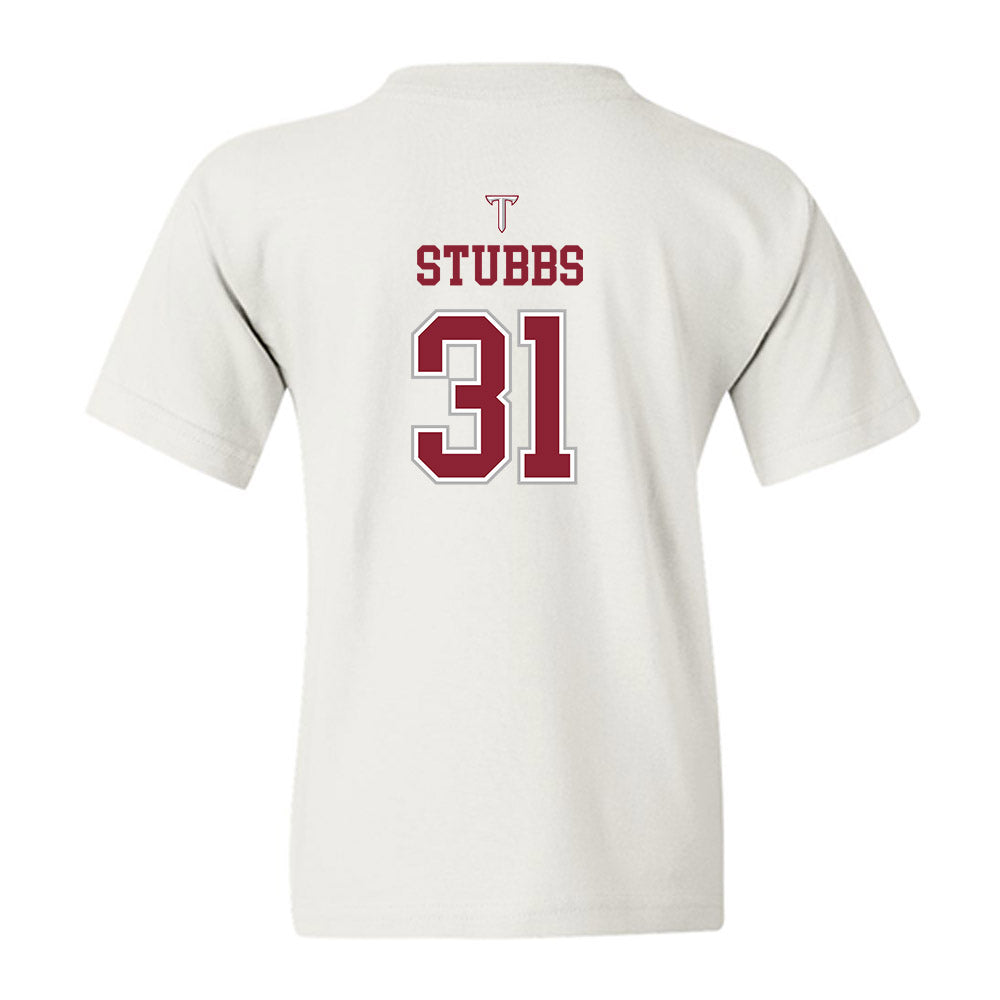 Troy - NCAA Baseball : Benjamin Stubbs - Shersey Youth T-Shirt-1