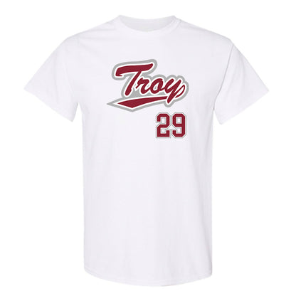 Troy - NCAA Baseball : Dylan King - Shersey T-Shirt-0