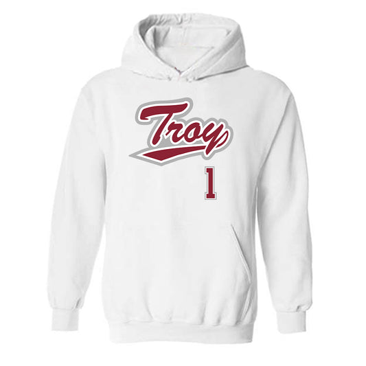 Troy - NCAA Baseball : Steven Meier - Shersey Hooded Sweatshirt-0