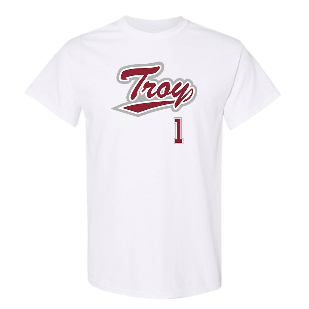 Troy - NCAA Baseball : Steven Meier - Shersey T-Shirt-0