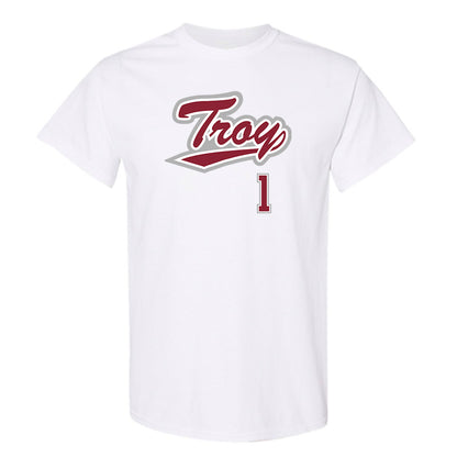 Troy - NCAA Baseball : Steven Meier - Shersey T-Shirt-0