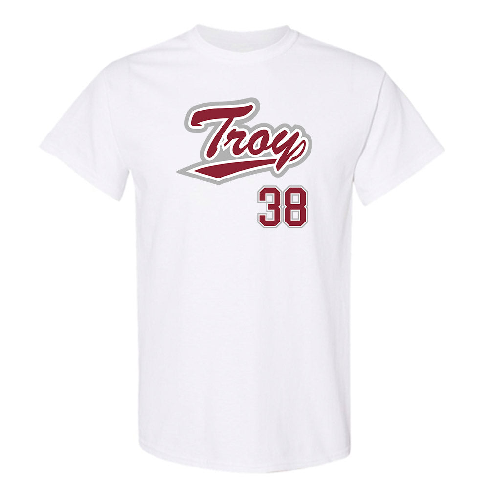 Troy - NCAA Baseball : Nate Criswell - Shersey T-Shirt-0