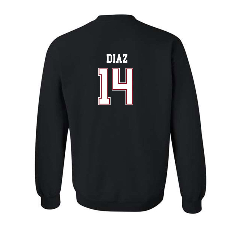 Troy - NCAA Baseball : Zaid Diaz - Crewneck Sweatshirt-1