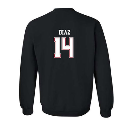 Troy - NCAA Baseball : Zaid Diaz - Crewneck Sweatshirt-1