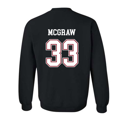 Troy - NCAA Baseball : Ty McGraw - Classic Shersey Crewneck Sweatshirt-1