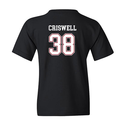 Troy - NCAA Baseball : Nate Criswell - Youth T-Shirt-1