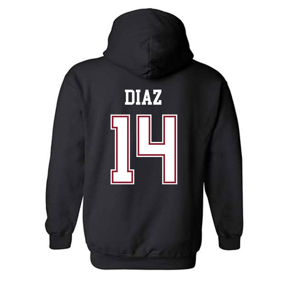 Troy - NCAA Baseball : Zaid Diaz - Classic Shersey Hooded Sweatshirt-1
