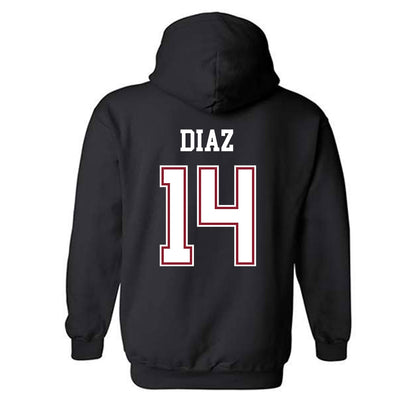 Troy - NCAA Baseball : Zaid Diaz - Classic Shersey Hooded Sweatshirt-1
