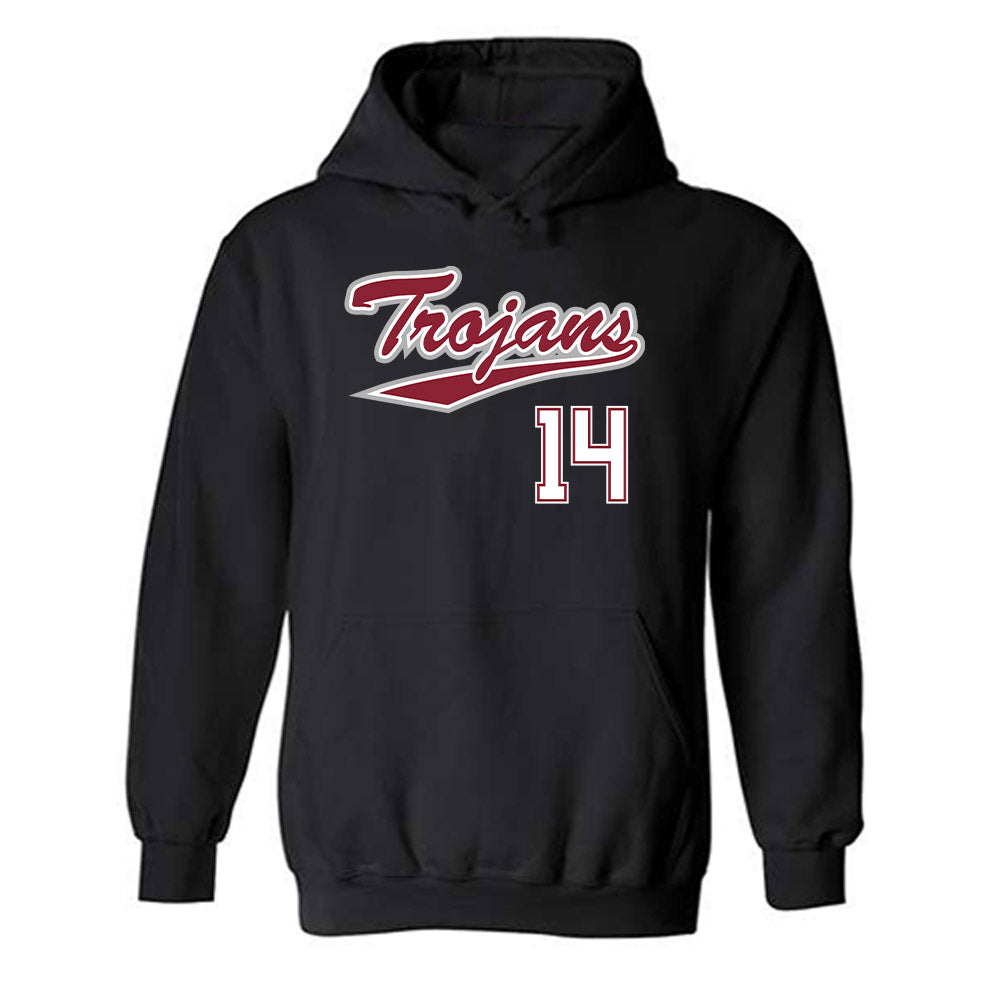 Troy - NCAA Baseball : Zaid Diaz - Hooded Sweatshirt-0