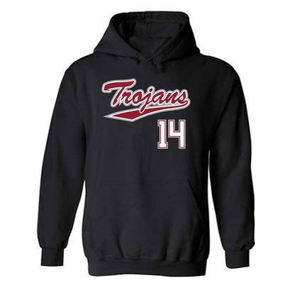 Troy - NCAA Baseball : Zaid Diaz - Hooded Sweatshirt-0