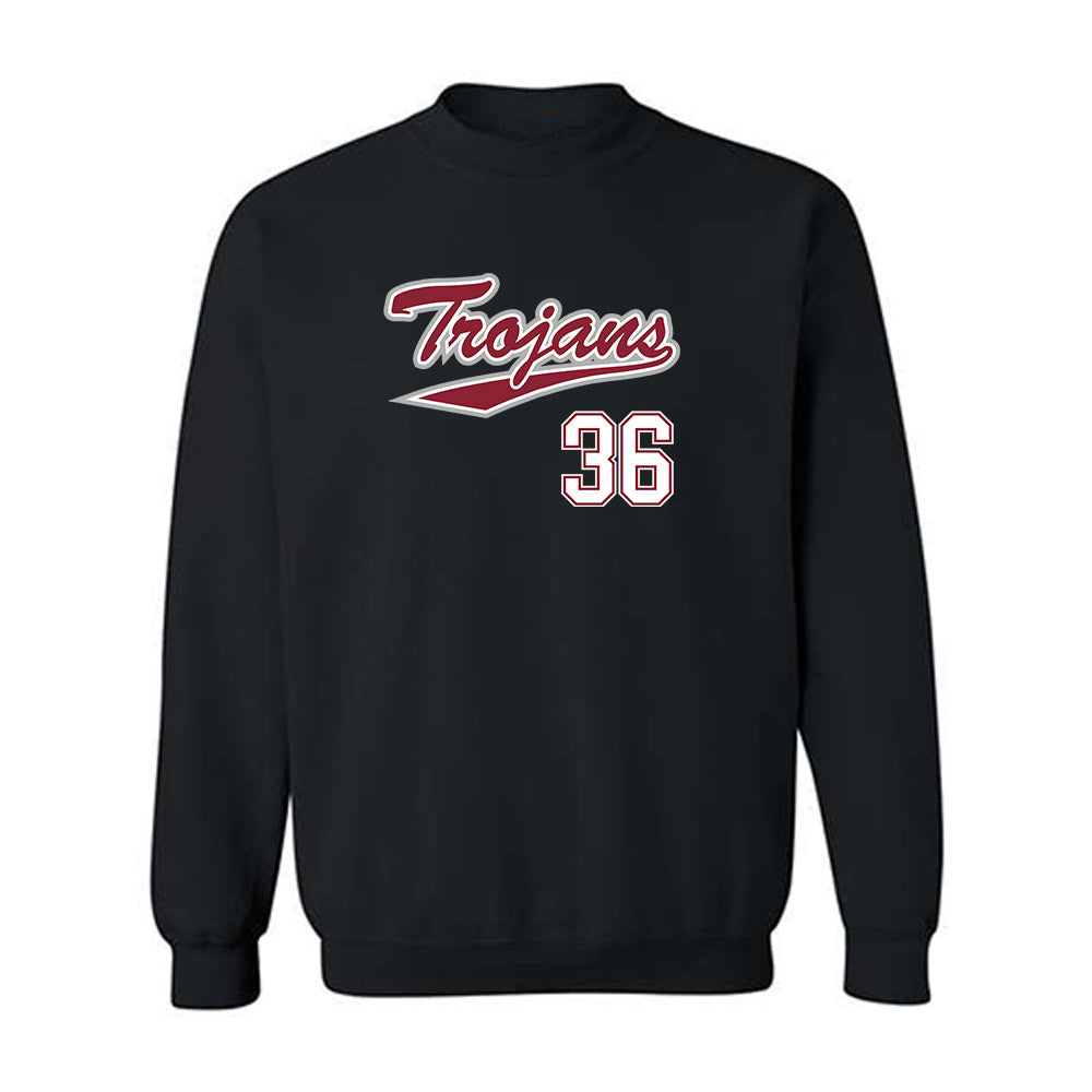 Troy - NCAA Baseball : Chase Cartron - Crewneck Sweatshirt-0