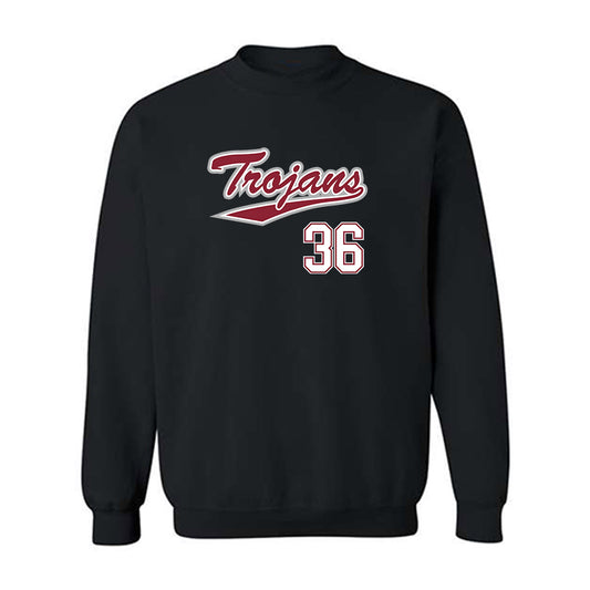 Troy - NCAA Baseball : Chase Cartron - Crewneck Sweatshirt-0