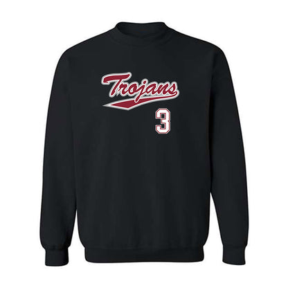 Troy - NCAA Baseball : Cole Garner - Crewneck Sweatshirt-0