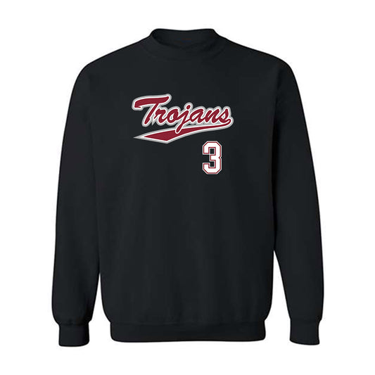 Troy - NCAA Baseball : Cole Garner - Crewneck Sweatshirt-0