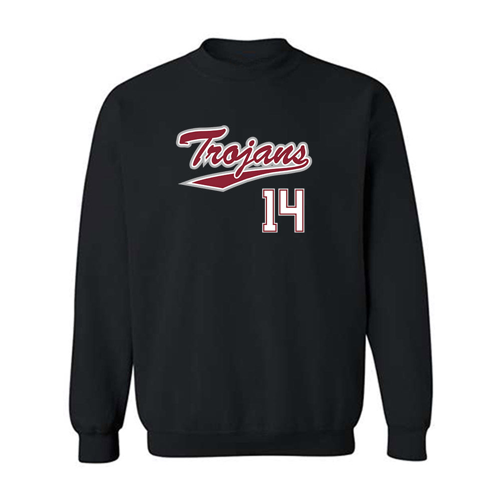 Troy - NCAA Baseball : Zaid Diaz - Crewneck Sweatshirt-0