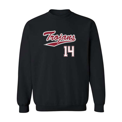 Troy - NCAA Baseball : Zaid Diaz - Crewneck Sweatshirt-0