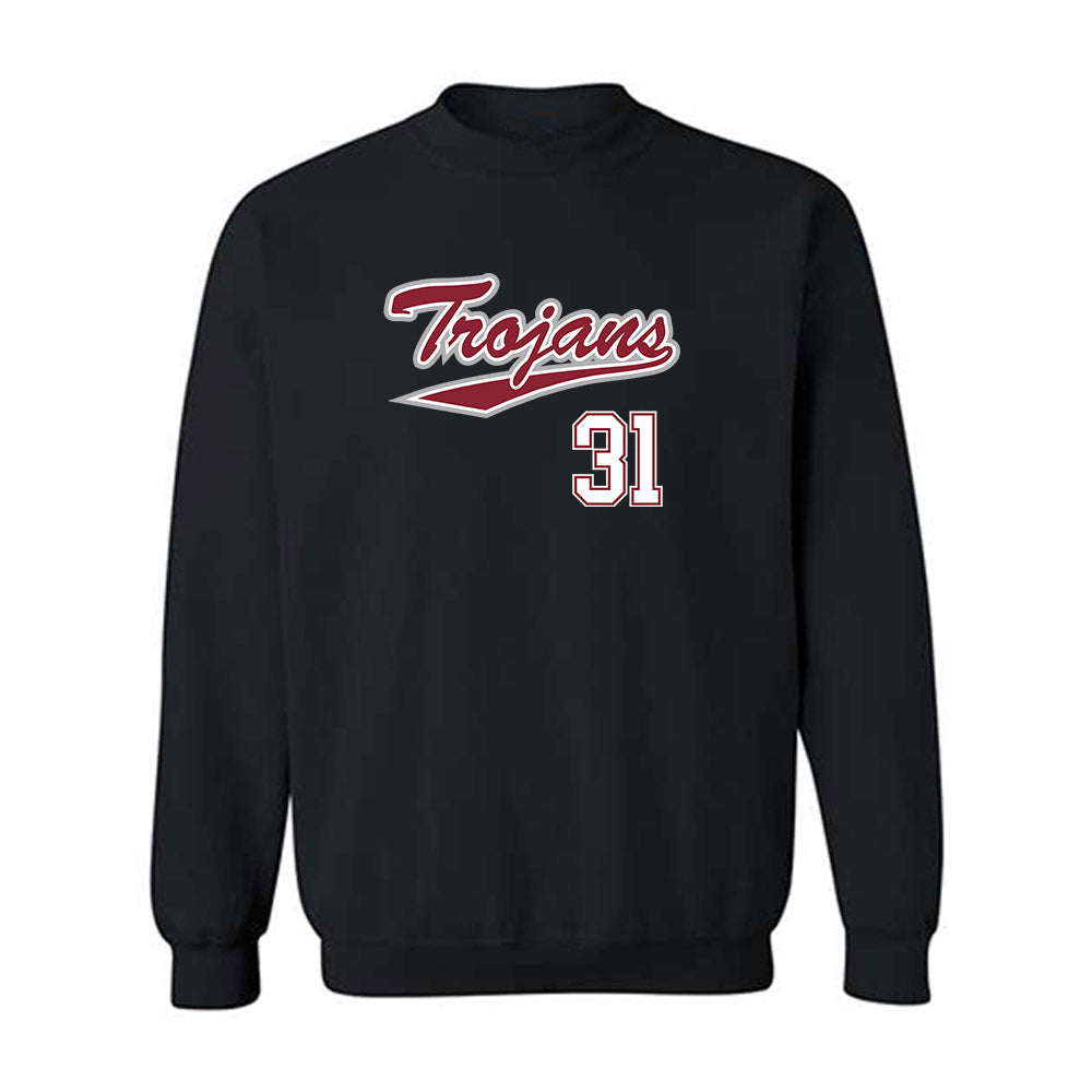 Troy - NCAA Baseball : Benjamin Stubbs - Crewneck Sweatshirt-0