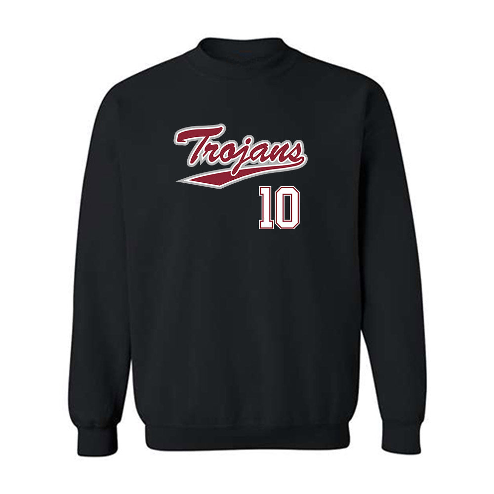 Troy - NCAA Baseball : Brock Tapper - Crewneck Sweatshirt-0