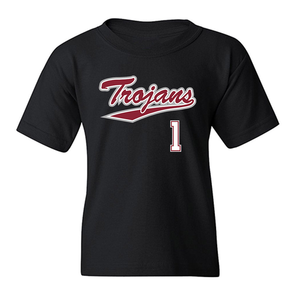 Troy - NCAA Baseball : Steven Meier - Youth T-Shirt-0