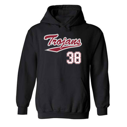 Troy - NCAA Baseball : Nate Criswell - Hooded Sweatshirt-0